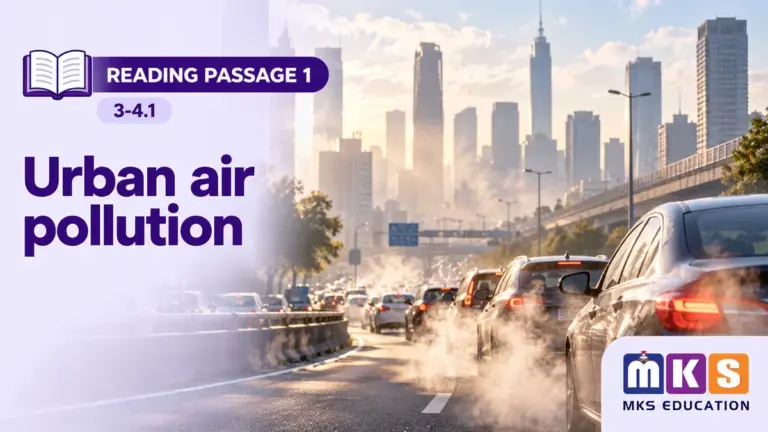 Reading 3-4.1 — Urban air pollution — MKS Education cover