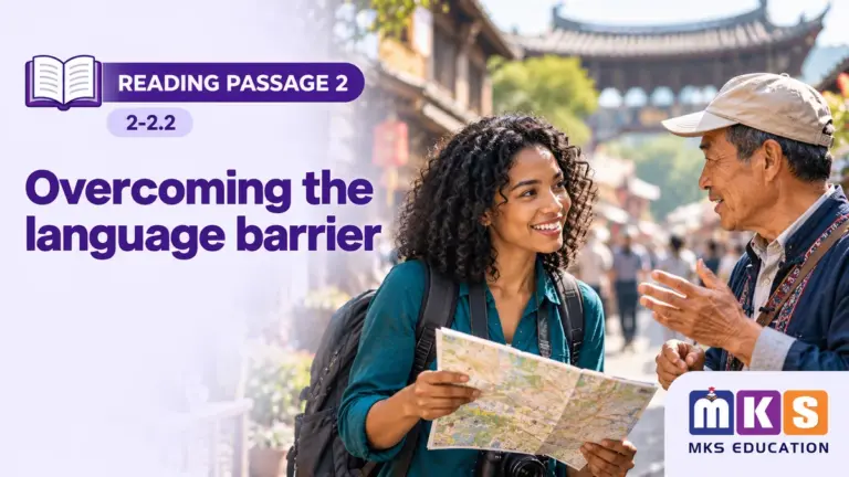 Reading 2-2.2 — Overcoming the language barrier — MKS Education cover