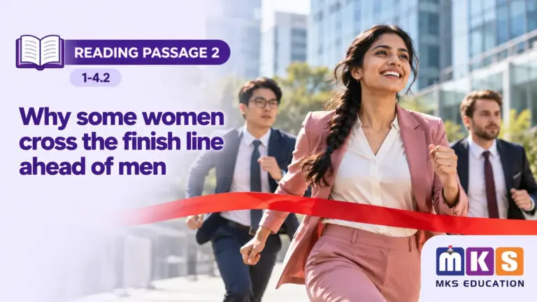 Reading 1-4.2 — Why some women cross the finish line ahead of men — MKS Education cover