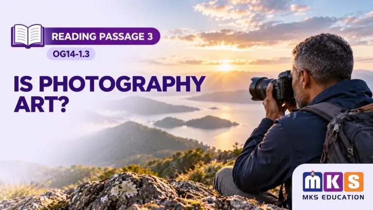 Reading OG14-1.3 — IS PHOTOGRAPHY ART? — MKS Education cover