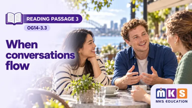 Reading OG14-3.3 — When conversations flow — MKS Education cover