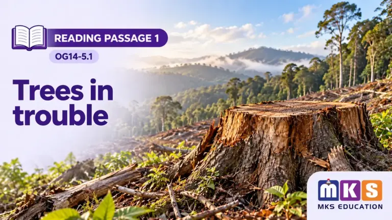 Reading OG14-5.1 — Trees in trouble — MKS Education cover