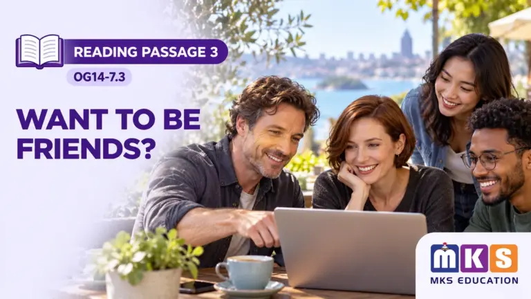 Reading OG14-7.3 — WANT TO BE FRIENDS? — MKS Education cover