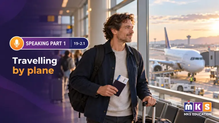 Speaking 19-2.1 — Travelling by plane — MKS Education cover