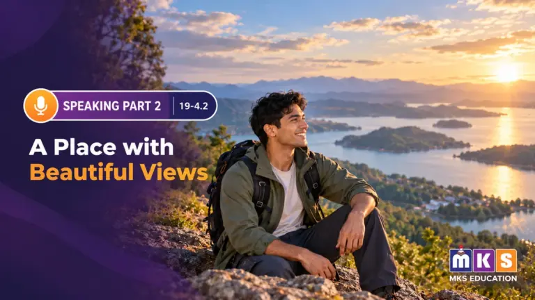 Speaking 19-4.2 — A Place with Beautiful Views — MKS Education cover
