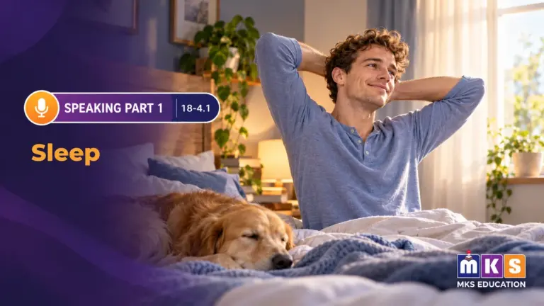 Speaking 18-4.1 — Sleep — MKS Education cover