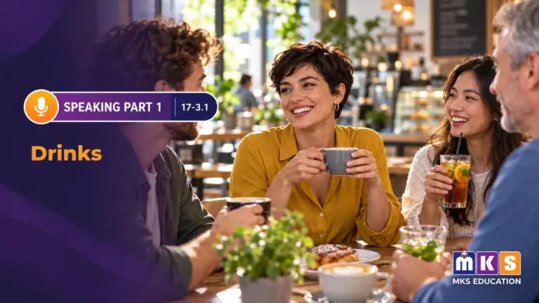 Speaking 17-3.1 — Drinks — MKS Education cover