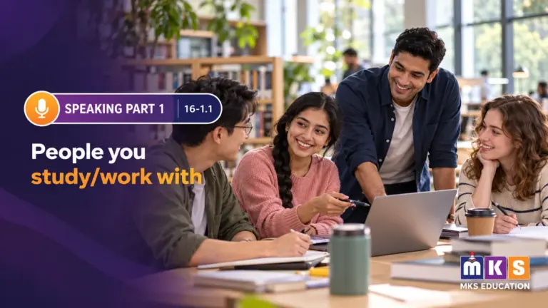 Speaking 16-1.1 — People you study/work with — MKS Education cover