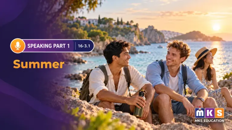 Speaking 16-3.1 — Summer — MKS Education cover