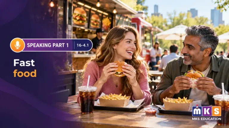 Speaking 16-4.1 — Fast food — MKS Education cover