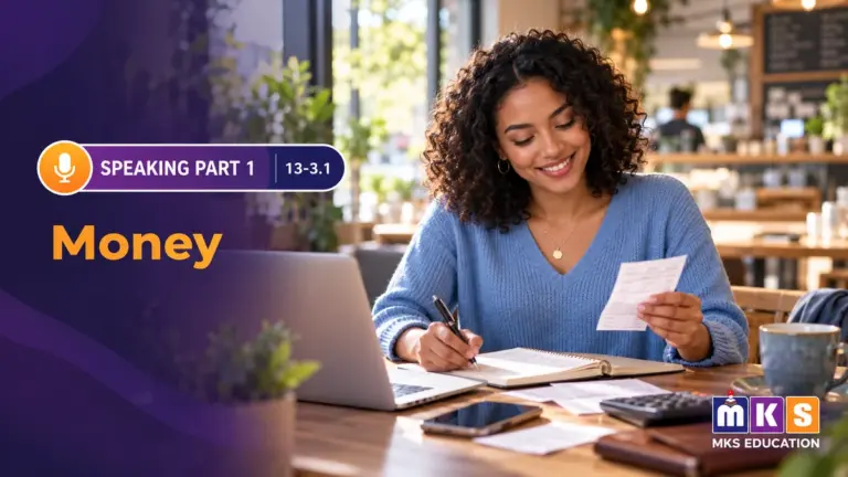 Speaking 13-3.1 — Money — MKS Education cover
