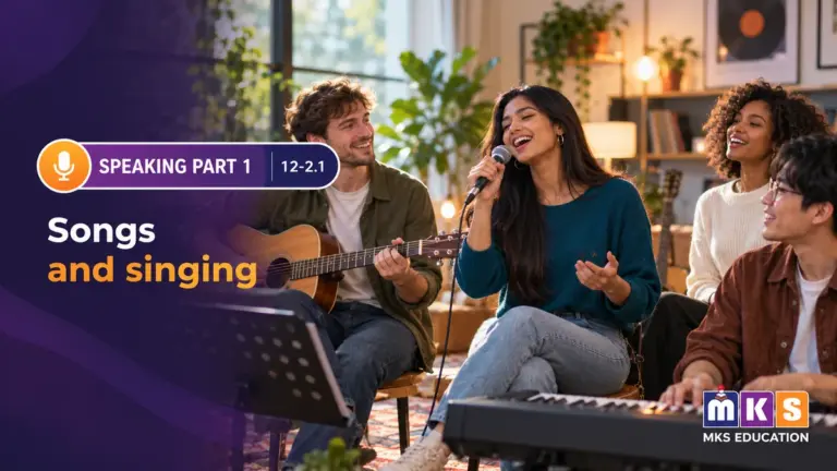 Speaking 12-2.1 — Songs and singing — MKS Education cover