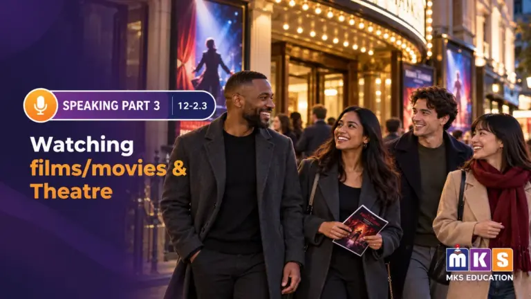 Speaking 12-2.3 — Watching films/movies & Theatre — MKS Education cover