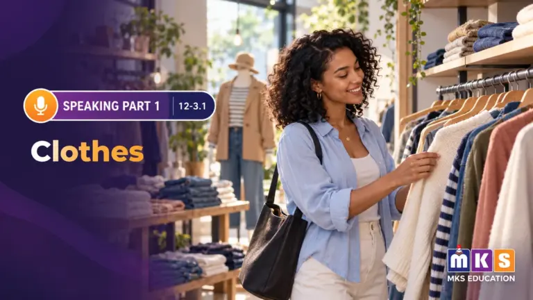 Speaking 12-3.1 — Clothes — MKS Education cover
