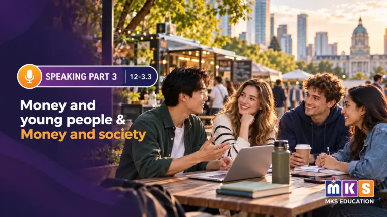 Speaking 12-3.3 — Money and young people & Money and society — MKS Education cover