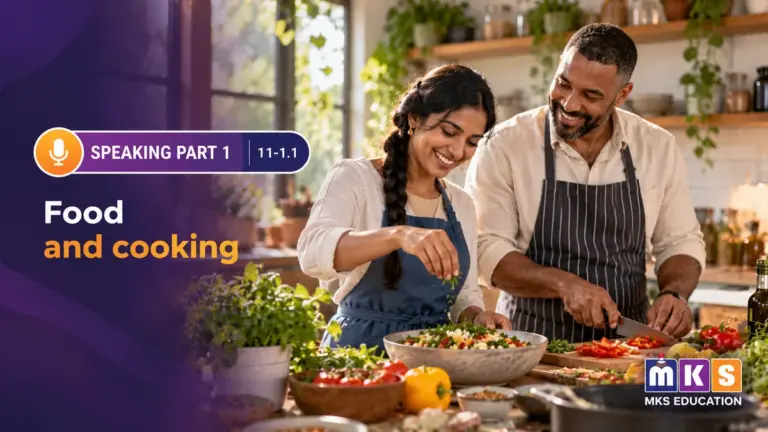 Speaking 11-1.1 — Food and cooking — MKS Education cover