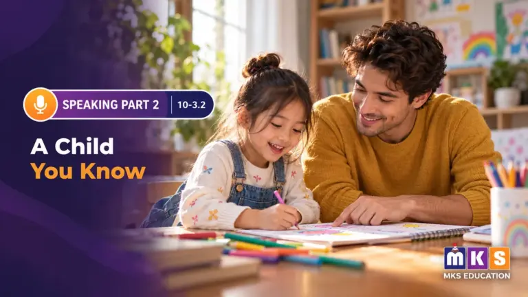 Speaking 10-3.2 — A Child You Know — MKS Education cover