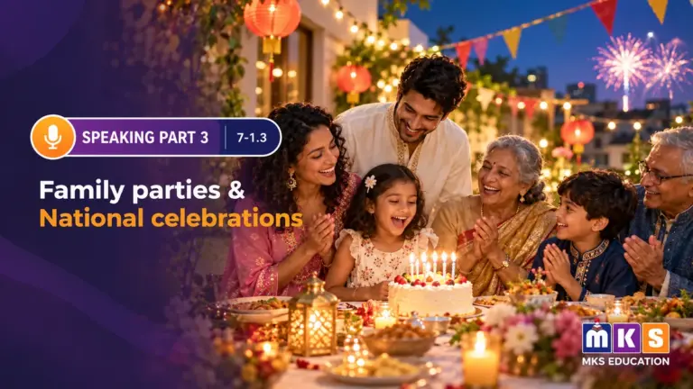 Speaking 7-1.3 — Family parties & National celebrations — MKS Education cover