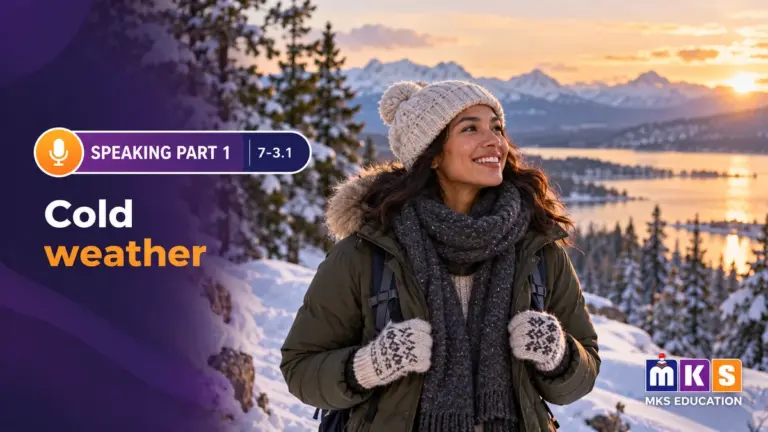 Speaking 7-3.1 — Cold weather — MKS Education cover