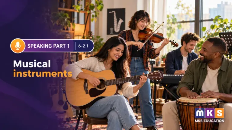 Speaking 6-2.1 — Musical instruments — MKS Education cover