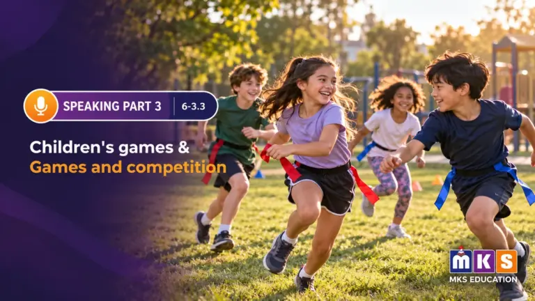Speaking 6-3.3 — Children's games & Games and competition — MKS Education cover