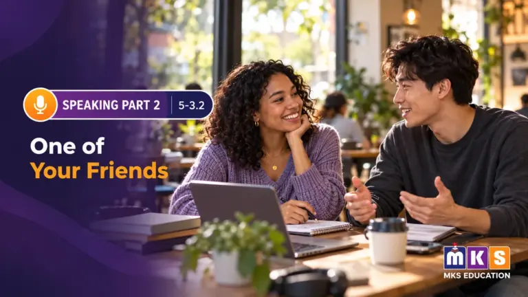 Speaking 5-3.2 — One of Your Friends — MKS Education cover