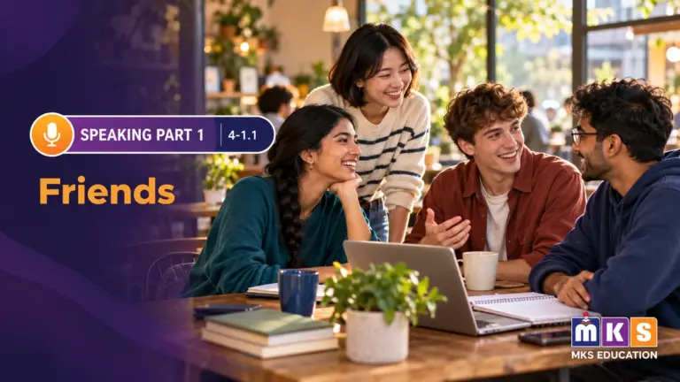 Speaking 4-1.1 — Friends — MKS Education cover