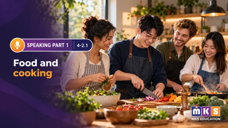 Speaking 4-2.1 — Food and cooking — MKS Education cover