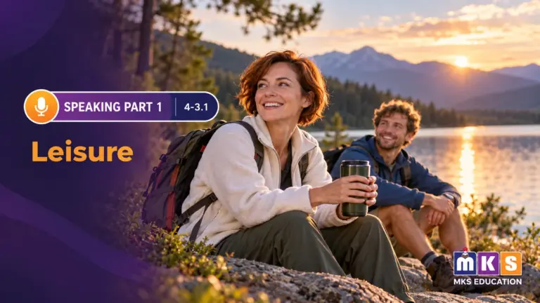 Speaking 4-3.1 — Leisure — MKS Education cover