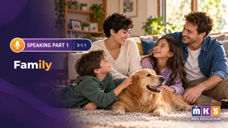 Speaking 3-1.1 — Family — MKS Education cover