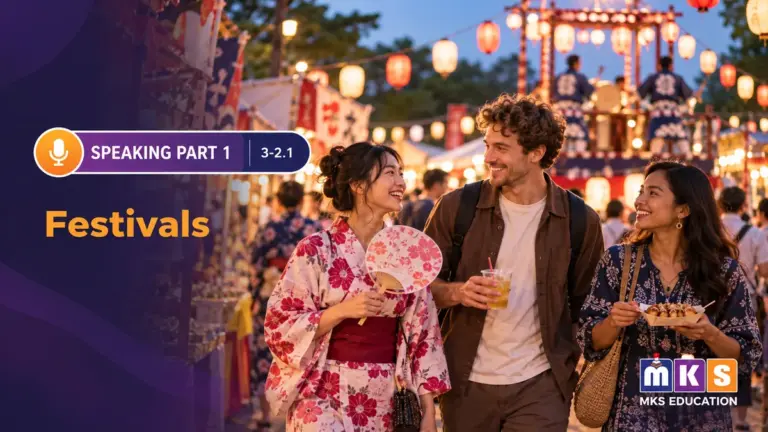 Speaking 3-2.1 — Festivals — MKS Education cover