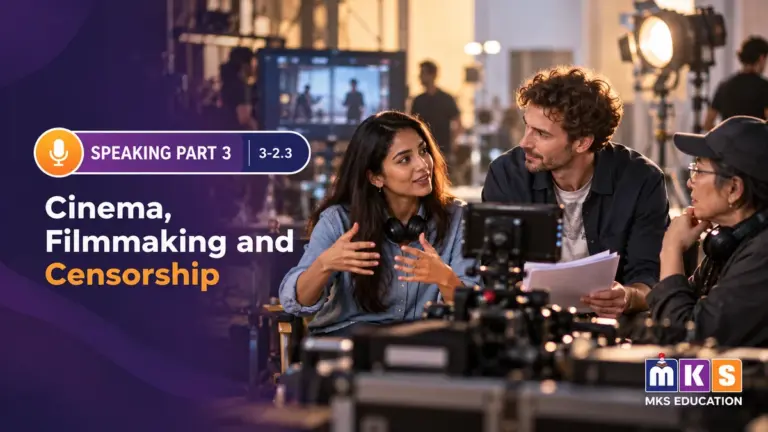 Speaking 3-2.3 — Cinema, Filmmaking and Censorship — MKS Education cover