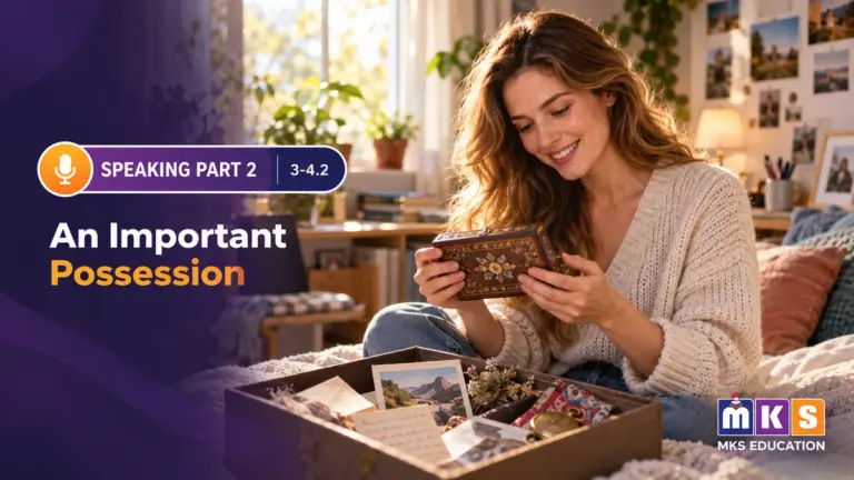 Speaking 3-4.2 — An Important Possession — MKS Education cover