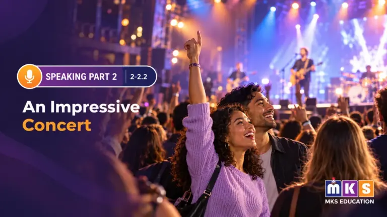 Speaking 2-2.2 — An Impressive Concert — MKS Education cover