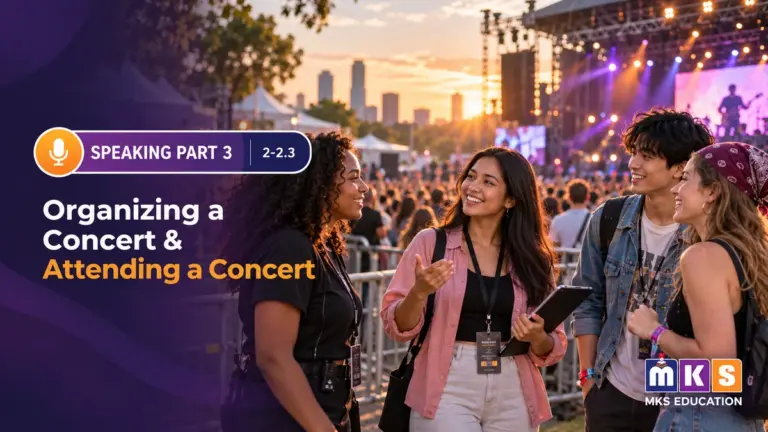 Speaking 2-2.3 — Organizing a Concert & Attending a Concert — MKS Education cover