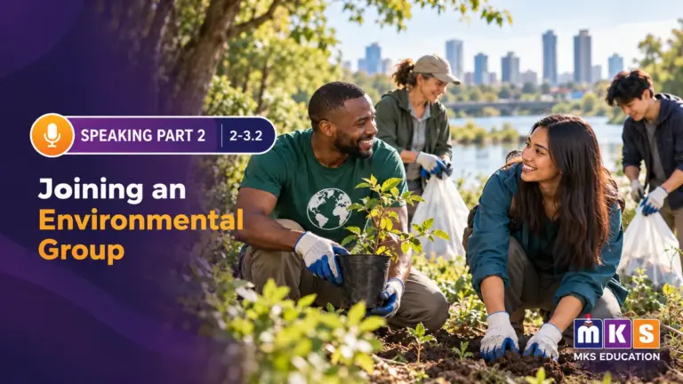 Speaking 2-3.2 — Joining an Environmental Group — MKS Education cover