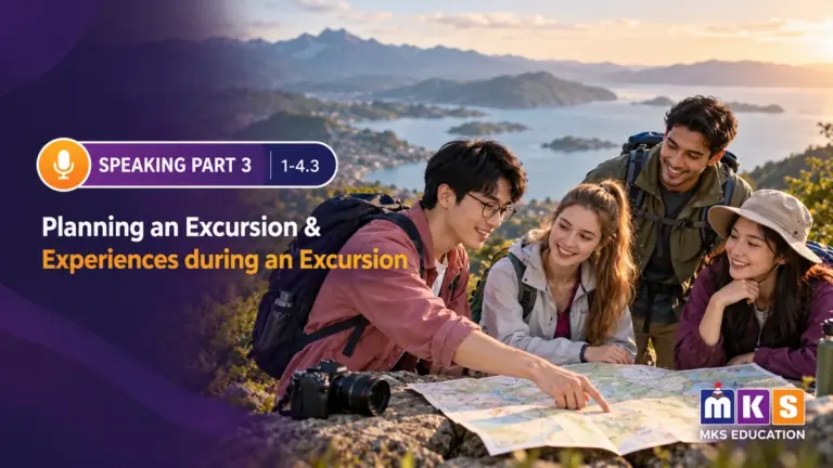 Speaking 1-4.3 — Planning an Excursion & Experiences during an Excursion — MKS Education cover