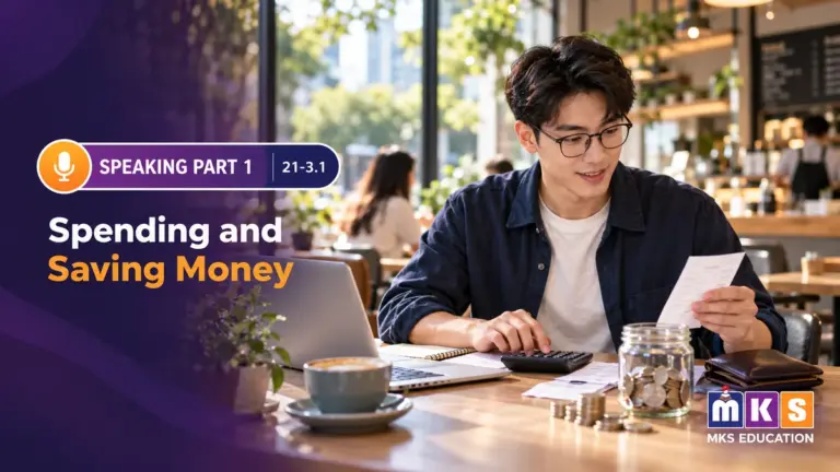 Speaking 21-3.1 — Spending and Saving Money — MKS Education cover