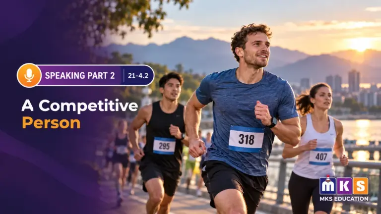 Speaking 21-4.2 — A Competitive Person — MKS Education cover