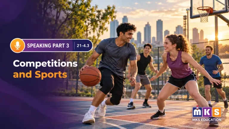 Speaking 21-4.3 — Competitions and Sports — MKS Education cover