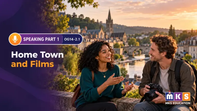 Speaking OG 14-2.1 — Home Town and Films — MKS Education cover