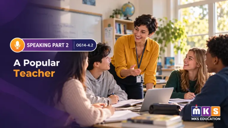 Speaking OG 14-4.2 — A Popular Teacher — MKS Education cover