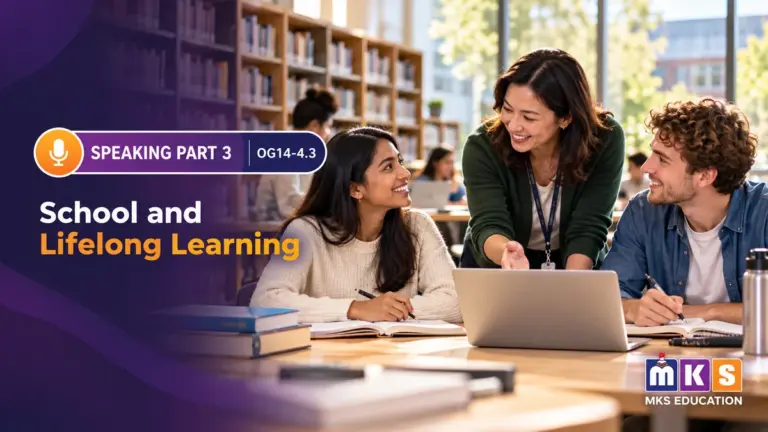 Speaking OG 14-4.3 — School and Lifelong Learning — MKS Education cover