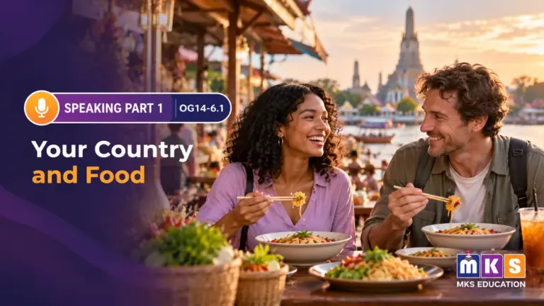 Speaking OG 14-6.1 — Your Country and Food — MKS Education cover