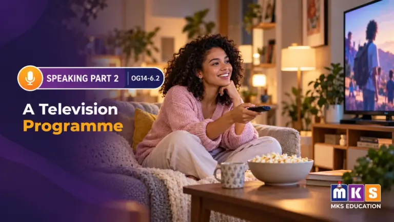 Speaking OG 14-6.2 — A Television Programme — MKS Education cover