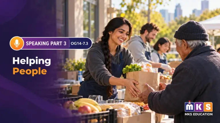 Speaking OG 14-7.3 — Helping People — MKS Education cover