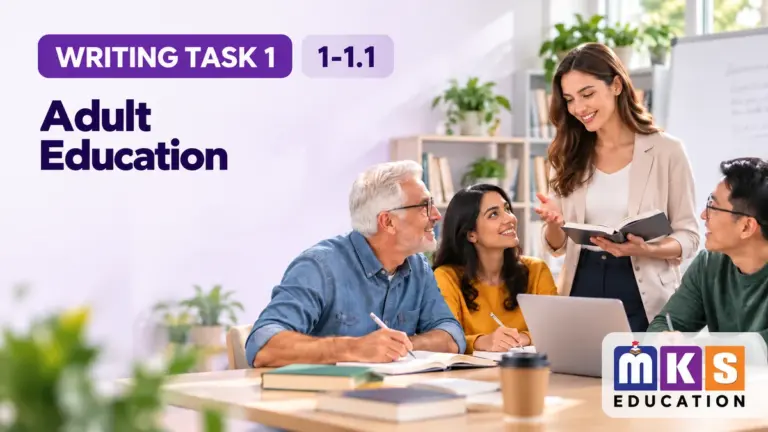 Adult Education — IELTS writing, test 1-1.1.
