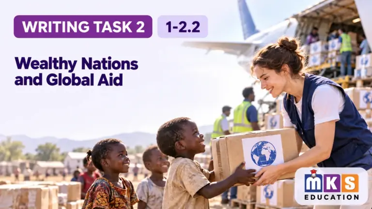 Wealthy Nations and Global Aid — IELTS writing, test 1-2.2.