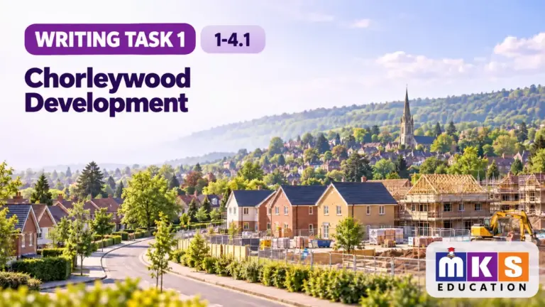 Chorleywood Development — IELTS writing, test 1-4.1.