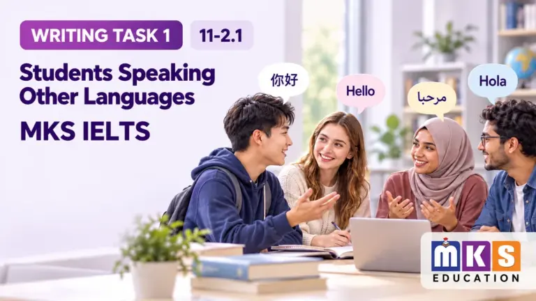 Students Speaking Other Languages — IELTS writing, test 11-2.1.